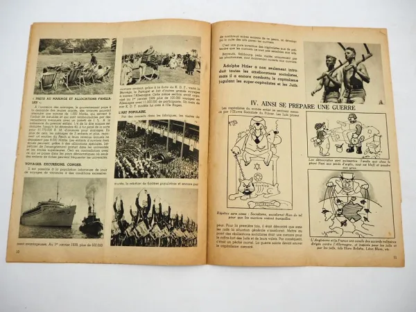 On les aura les boches Französisches Karikaturheft 1943 zum 2. Weltkrieg