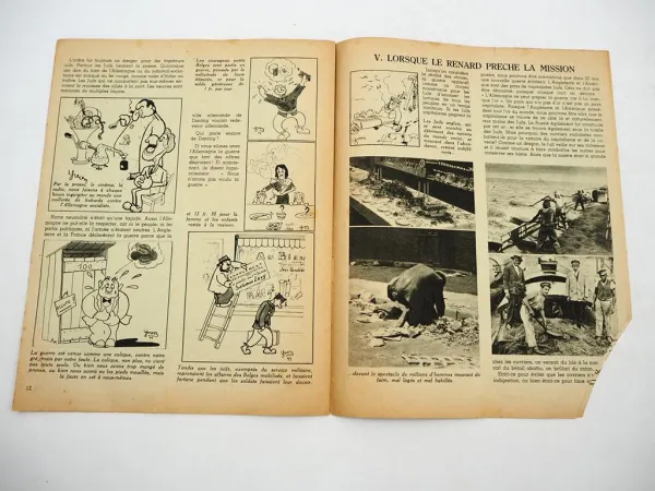 On les aura les boches Französisches Karikaturheft 1943 zum 2. Weltkrieg