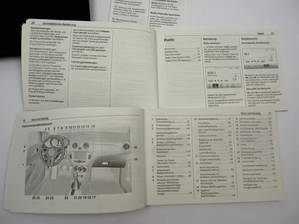 Opel Adam Betriebsanleitung Bedienungsanleitung Bordmappe 1 / 2017