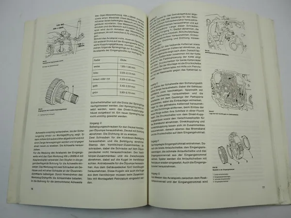 Opel Ascona C 13 16 N S Reparaturanleitung Werkstatthandbuch ab 1981