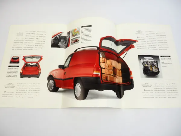 Opel Astra F Lieferwagen Prospekt 1992