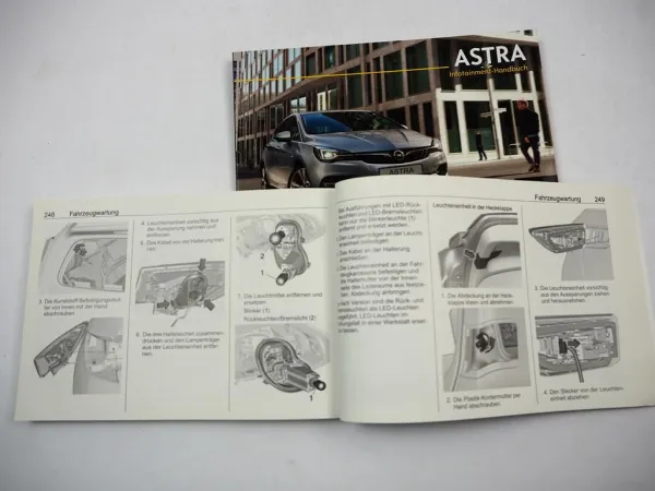 Opel Astra K Betriebsanleitung + Infotainment Bedienungsanleitung 10/ 2019