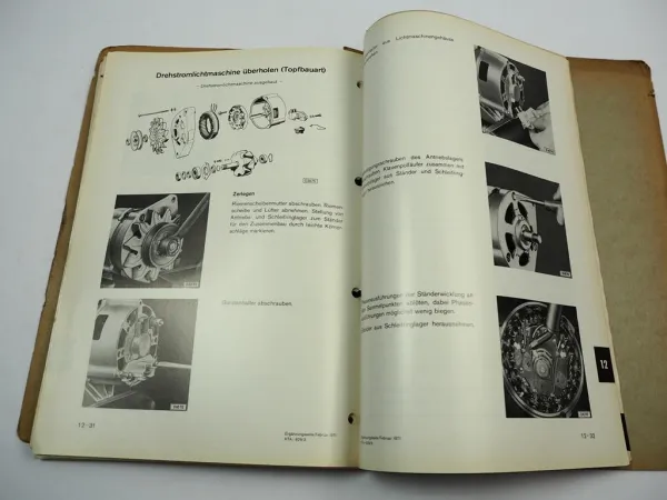 Opel Blitz 1,9 / 2,1 to 2.5 L Werkstatthandbuch ab 1966 Reparaturanleitung 1971