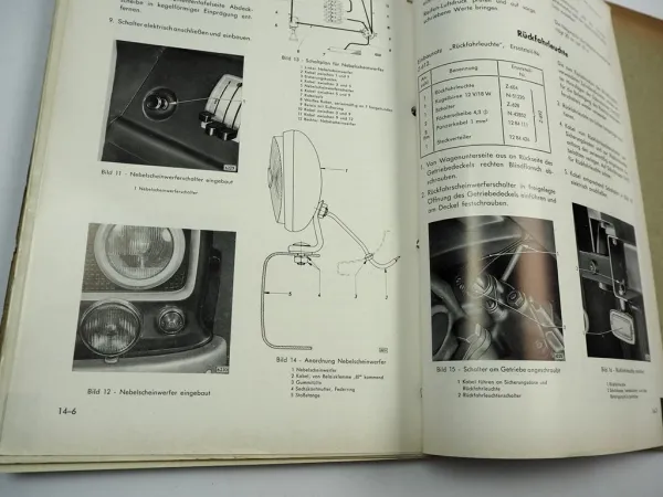 Opel Blitz 1,9 / 2,1 to 2.5 L Werkstatthandbuch ab 1966 Reparaturanleitung 1971
