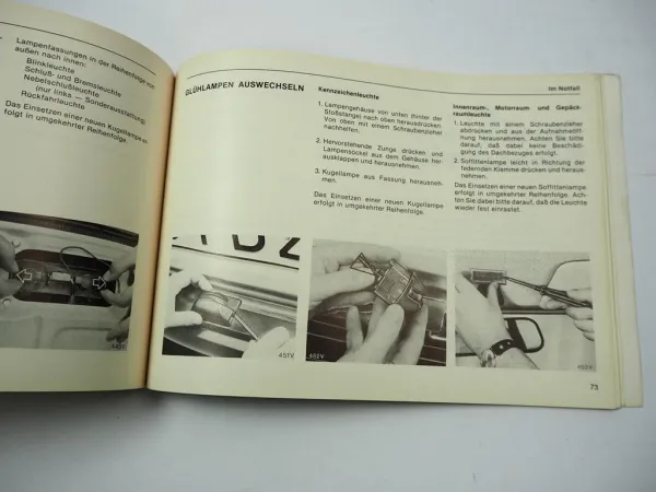 Opel Commodore C 25S Betriebsanleitung Bedienungsanleitung 1979