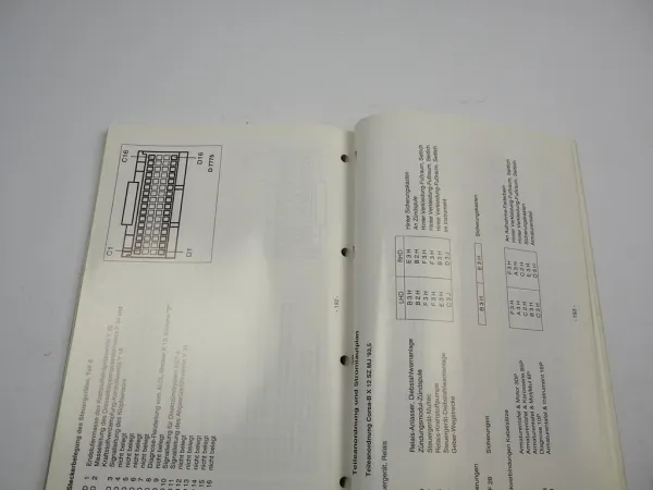Opel Corsa B Astra F Multec X12 / X16 SZ Prüfanleitung Werkstatthandbuch 1993