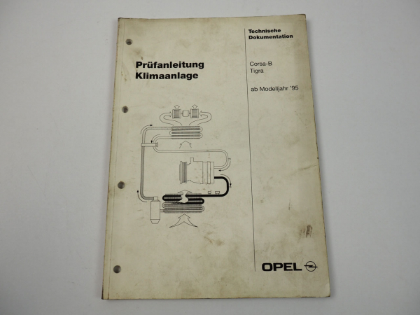 Opel Corsa B Tigra ab 1995 Prüfanleitung Klimaanlage Fehlersuche Schaltplan