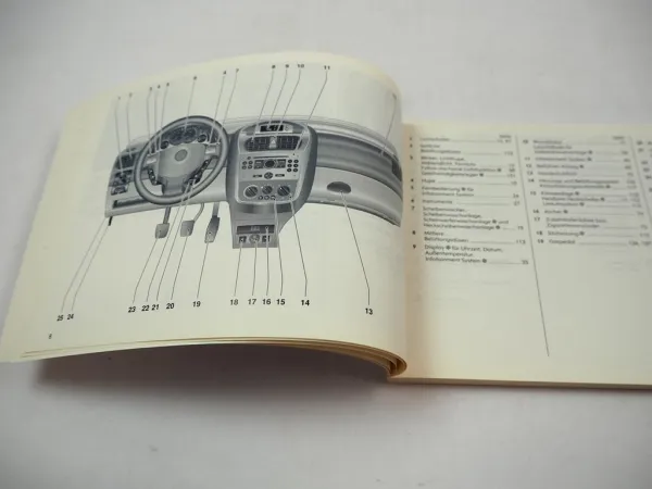 Opel Corsa C Combo C Betriebsanleitung Bedienungsanleitung 2005 Bordbuch