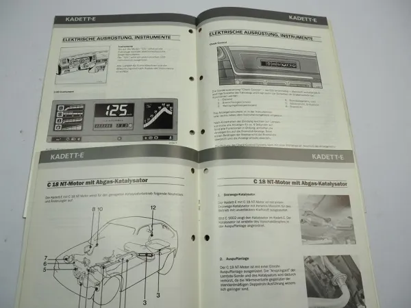 Opel Kadett E GT GSi Technische Neuheiten Elektrik Motor C18NT Katalysator 1984