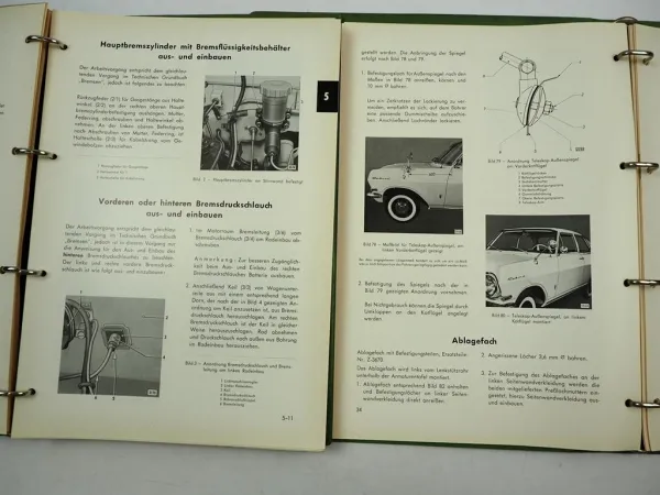 Opel Rekord A / B Werkstatthandbuch Reparaturanleitung in 2 Bänden 1963/65