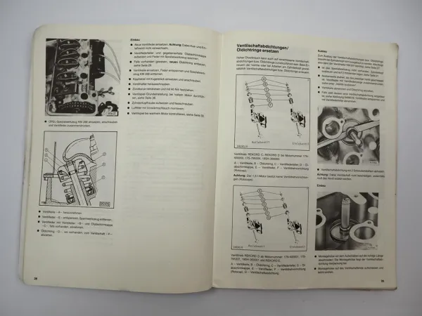 Opel Rekord C D E ab 1966 bis 1986 So wirds gemacht Etzold Reparaturanleitung