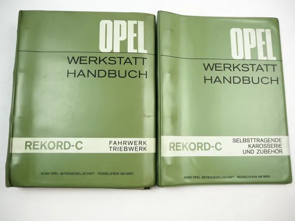 Opel Rekord C Werkstatthandbuch Reparaturanleitung änden 1967 Limousine Coupe Caravan