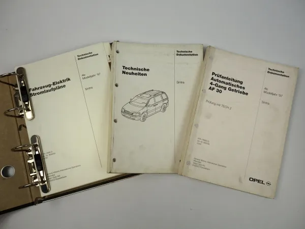 Opel Sintra Stromlaufpläne Technische Dokomentation Automatik AF30