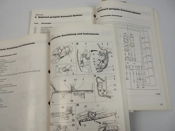 Opel Vectra B Technische Neuheiten Werkstatthandbuch 1995