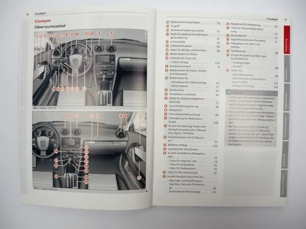 orig. Audi A3 8P Betriebsanleitung Bedienungsanleitung Bordbuch 11/2011 deutsch