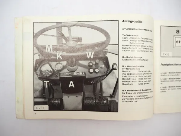 Orig. Deutz D 6807C 7207C 7807C Traktor Betriebsanleitung Wartung Bedienung 1981