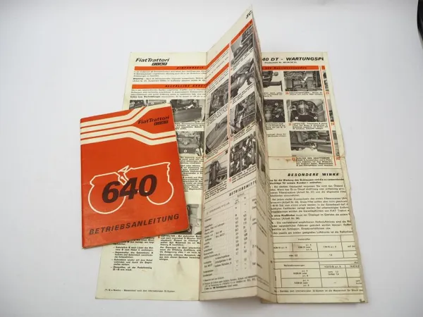 Orig. FiatTrattori Fiat 640 640DT Schlepper Betriebsanleitung Bedienung 1977
