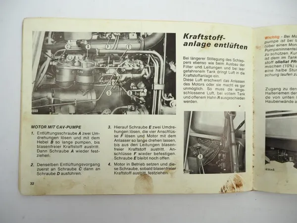 Orig. FiatTrattori Fiat 680 680DT Schlepper Betriebsanleitung Bedienung 1978