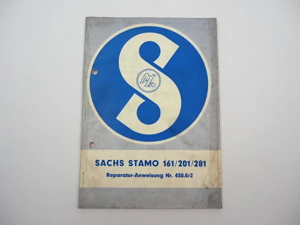 Orig. Fichtel & Sachs Stamo Motor 161 201 281 Werkstatthandbuch Reparatur 1964