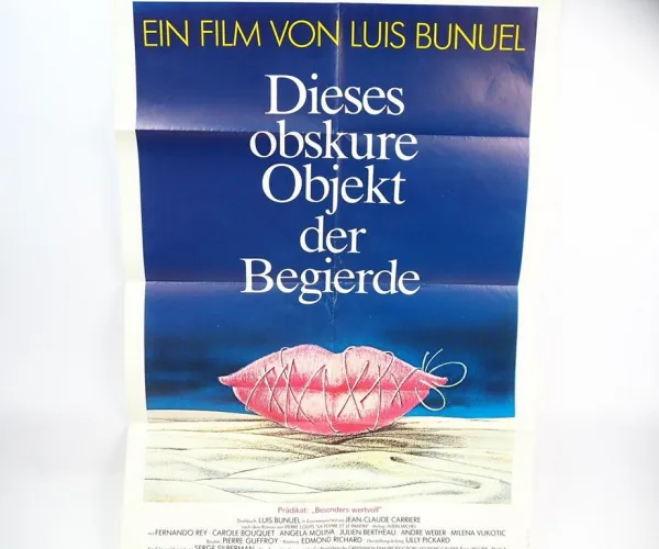 Orig. Filmplakat Kino Poster Dieses obskure Objekt der Begierde Luis Bunuel 1977