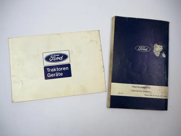 Orig. Ford 2000 3000 3055 4000 5000 Traktor Betriebsanleitung Wartungsheft 1972