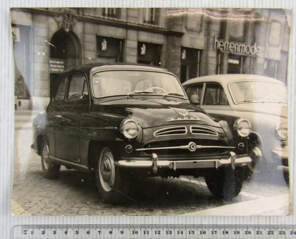 orig. Foto Skoda Octavia 445 Auto Oldtimer ca. 1960