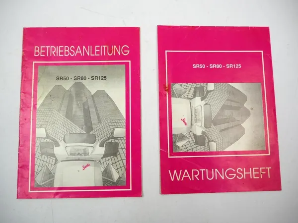 Orig. Hercules SR50 SR80 SR125 Samba Roller Betriebsanleitung Wartungsheft 1993
