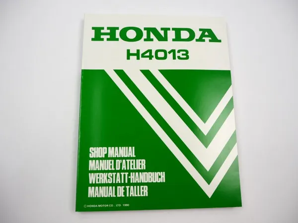 Orig. Honda H4013 Aufsitzmäher Rasentraktor GXV390 Motor Werkstatthandbuch 1990