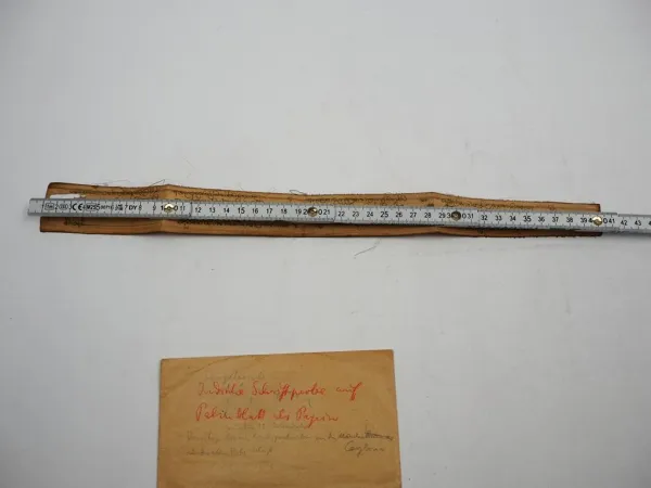 Orig. Indische Pali Schrift auf Palmblatt Ceylon 19. Jh. Sammlung H. Weigold