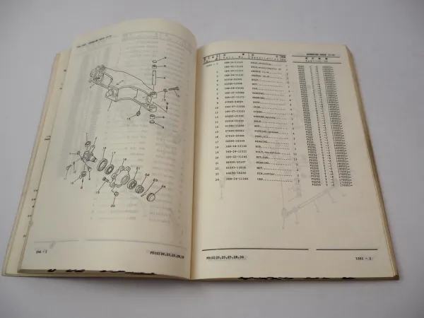 Orig. Komatsu FG 20 23 25 28 30 -8 L S Forklift Truck Parts List Ersatzteilliste