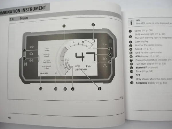 orig. KTM 125 Duke Owners Manual 2020 Bedienungsanleitung Handbuch Englisch