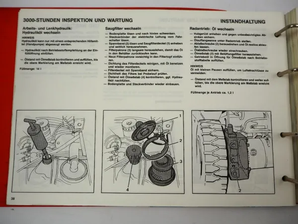 Orig Linde E12 E15 E16S Typ 324 abSerie 5.87 Betriebsanleitung & Ersatzteilliste