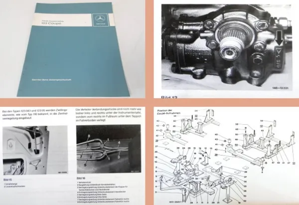 orig. Mercedes Benz 123 Coupe Einführungsschrift Kundendienst 230C 280C 280CE