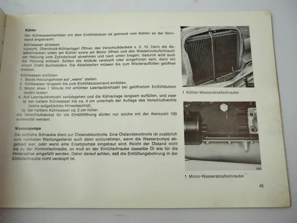 orig Mercedes Benz 230 W110 Betriebsanleitung 1967 Wartung Pflege Bedienung