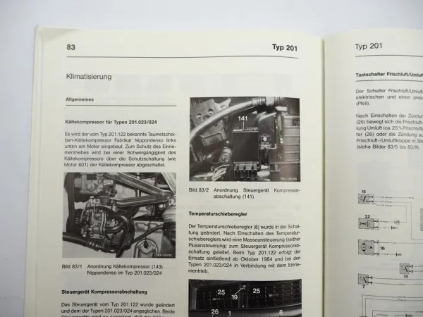 Orig Mercedes Benz PKW 107 123 126 201 Neuerungen 1984 - 1985 Einführungsschrift