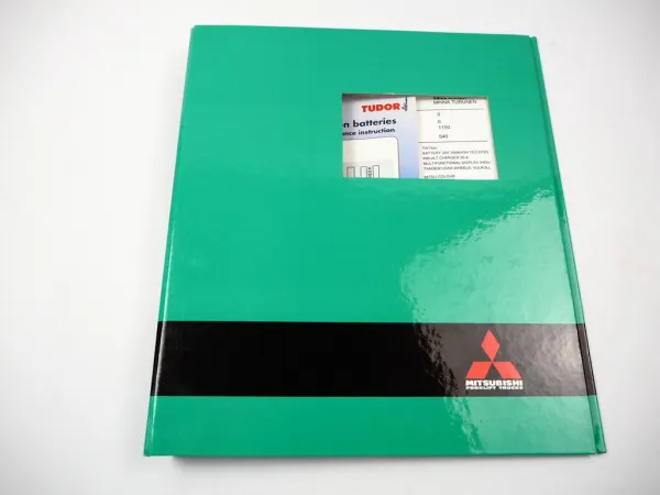 Orig. Mitsubishi PBP16M Forklift Parts List Hubstapler Battery Maintenance 2004
