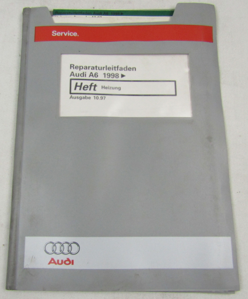 orig. Reparaturleitfaden Audi A6 ab 1998 Typ 4B C5 Heizung Werkstatthandbuch