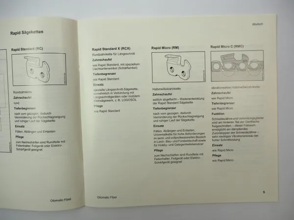 Orig. Stihl Oliomatic Sägeketten für Motorsägen Handbuch Betriebsanleitung 2007