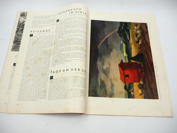 Orig. Zeitschrift Illustrierte Zeitung Leipzig Verl. Weber Reisenummer 4598 1933