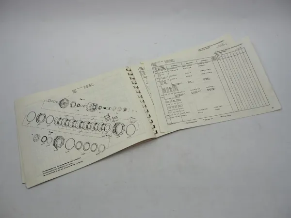 Orig ZF 2 AVG 100 Verteilergetriebe Ersatzteilliste Liebherr Parts List 07/1988