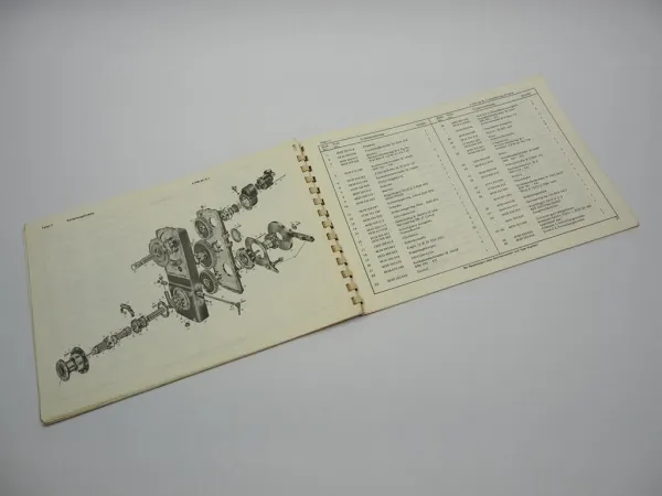 Orig. ZF 4 PW 45 H1 Viergang Planetenwendegetriebe Ersatzteilliste Frisch 6/1968