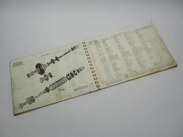 Orig ZF 4 WG 65 II Hydromedia Getriebe Ersatzteilliste Kaelble Parts List 12/80