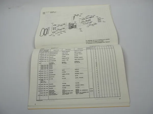 Orig ZF 6 WG-150 Hydromediagetriebe Ersatzteilliste O&K Faun Parts List 09/1990