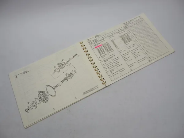 Orig. ZF 6 WG 180 Hydromedia Getriebe Ersatzteilliste O&K Faun Krupp Terex 05/80