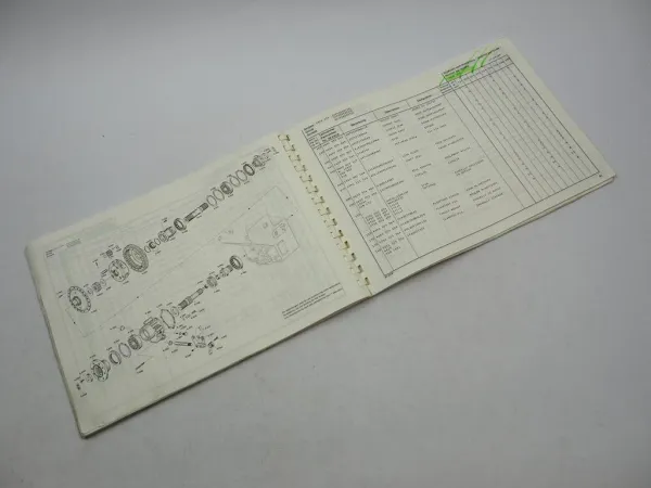 Orig. ZF 6 WG 180 Hydromedia Getriebe Ersatzteilliste O&K Faun Krupp Terex