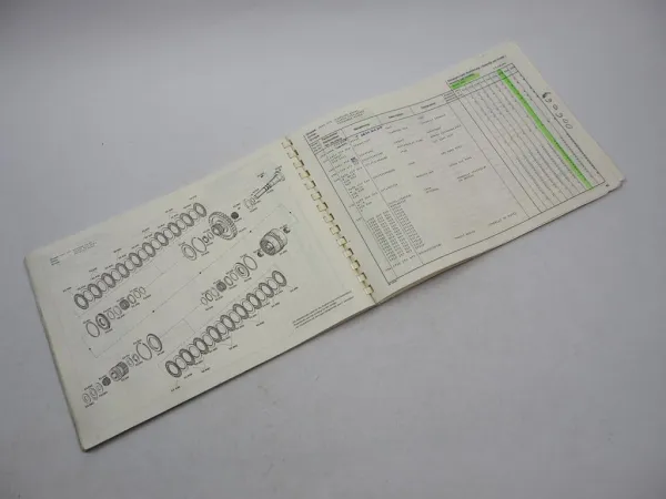 Orig. ZF 6 WG 180 Hydromedia Getriebe Ersatzteilliste O&K Faun Krupp Terex