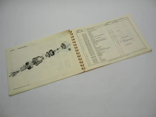 Orig. ZF AP-20/R/RK/S Planeten Achse Ersatzteilliste Hanomag Frisch Mining 11/83