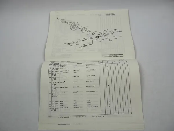Orig. ZF AP-355/B Planeten Achse mit 2AVG100 Getriebe Ersatzteilliste Eder 84