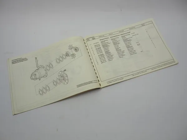 Orig. ZF APL-1251/A 2K Planetenlenkachse Ersatzteilliste Eicher Fendt IHC 2/80