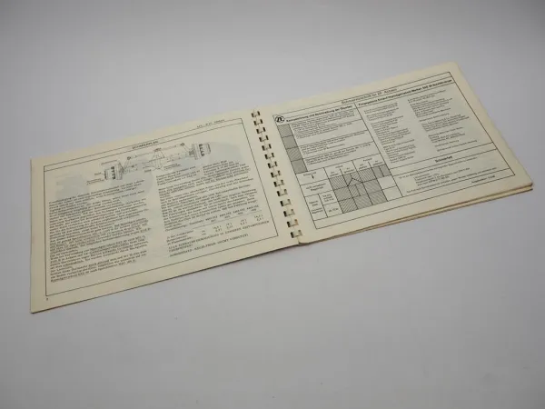 Orig ZF APL-B 45 Planetenlenkachse Ersatzteilliste Demag Krane Schmierplan 1969